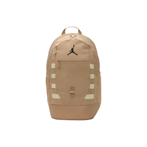 Jordan Polyester Backpack Unisex Medium Brown