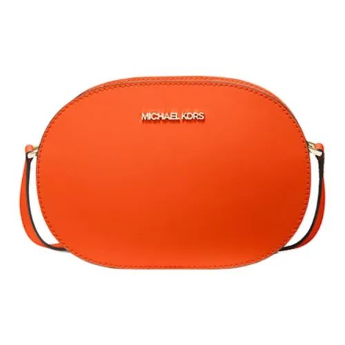 MICHAEL KORS Jet Set Travel Saffiano кожа через плечо сумка среднего размера женская оранжевая