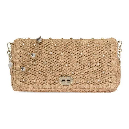 MIU MIU Синтетический Кристалл Переносной Одно Плечо Клатч Женский Желтый