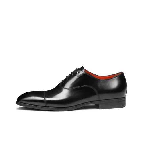 Santoni Туфли Низкие Черные Мужские