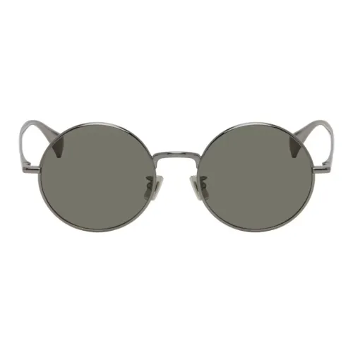 KENZO Металл Круглые Солнцезащитные очки Мужские Серебристо-Черные