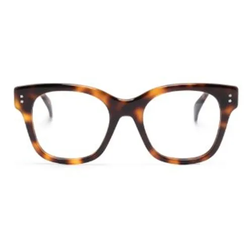 KENZO Ацетат Квадратные Оправы для Очков Женские Коричневые