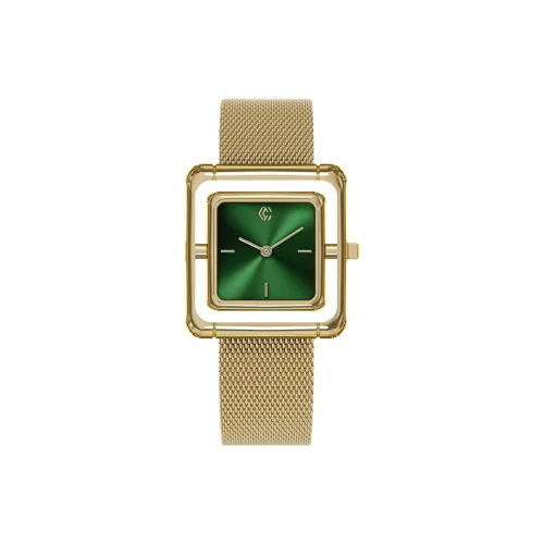 Clip Clop Кварцевый Movement Женские Часы 30MM*32mm*6mm Зеленый