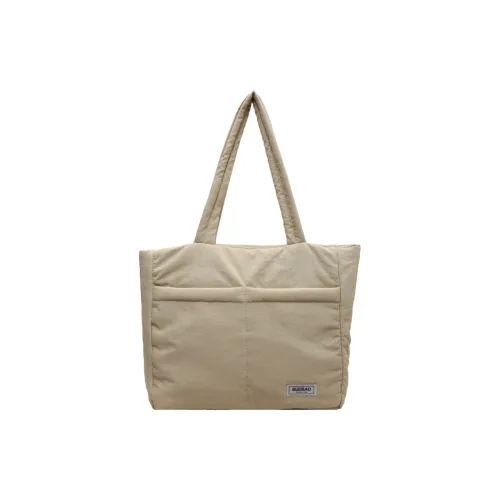 MUYKUY Canvas Bag Single Shoulder Bag Regular Unisex Ecru Black MUYKUY Холщовая сумка Сумка на одно плечо Стандартная Унисекс Экрю Черный