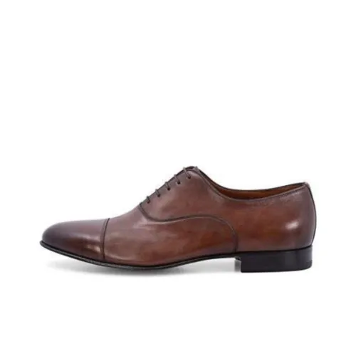 Santoni Туфли Низкие Коричневые Мужские