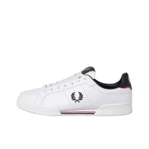 FRED PERRY Низкие кроссовки для скейтбординга Мужские Белые