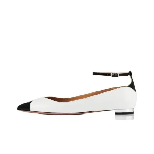 AQUAZZURA Женские повседневные туфли 1 см Women's White
