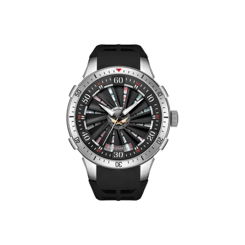 HANBORO Механические Мужские Часы 46мм*46мм*15мм Черные