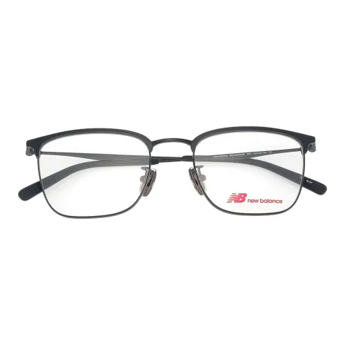 New Balance Alloy Metal Rectangular Eyeglass Frames Men's Multicolor
