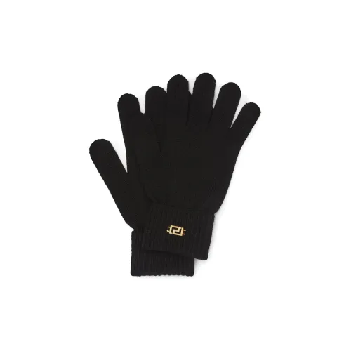 VERSACE Вязаные шарфы Женские Черный