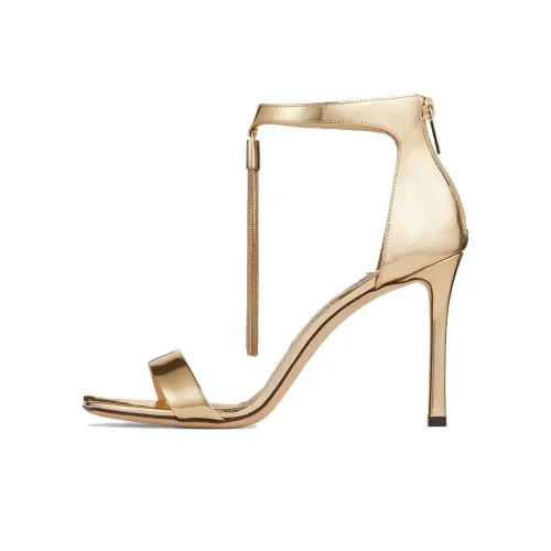 Jimmy Choo Vinca 95 one Ремень Сандалии 9,5 см Женские Золотые