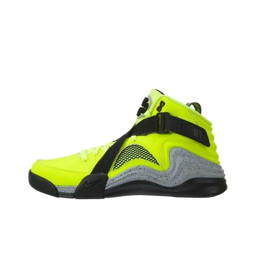 Nike Устойчивая к истиранию Дышащая Высокая Обувь для Беговых соревнований из Резины Унисекс Желтая