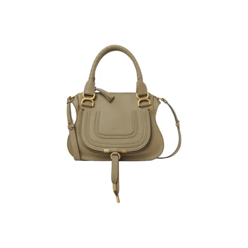 Chloe Marcie с рельефной телячьей кожей сумка через плечо маленькая сумка женский терракотовый зеленый