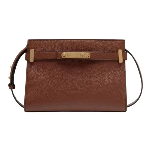 BALLY Сумка через плечо из крупнозернистой текстуры коровьей кожи женская коричневая