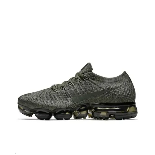 Nike Air Vapormax Амортизация Износостойкий Низкий Топ Беговые кроссовки Унисекс Зеленый