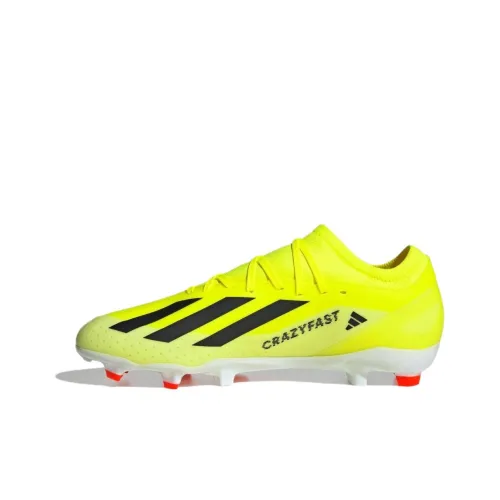 Adidas X CRAZYFAST LEAGUE FG Твердый Грунт Футбольные Бутсы Унисекс Желтый