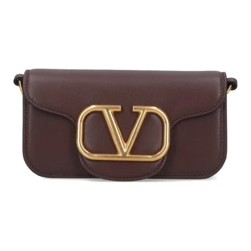 Valentino Locò Сумка через плечо из кожи сумка на плечо женская коричневая