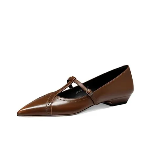 JESSICA SOPHIA Туфли Мэри Джейн с грубым каблуком 2 см женские