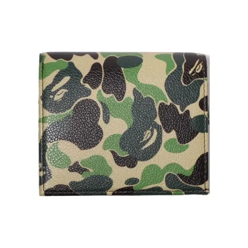 A BATHING APE Кошельки Green Men's