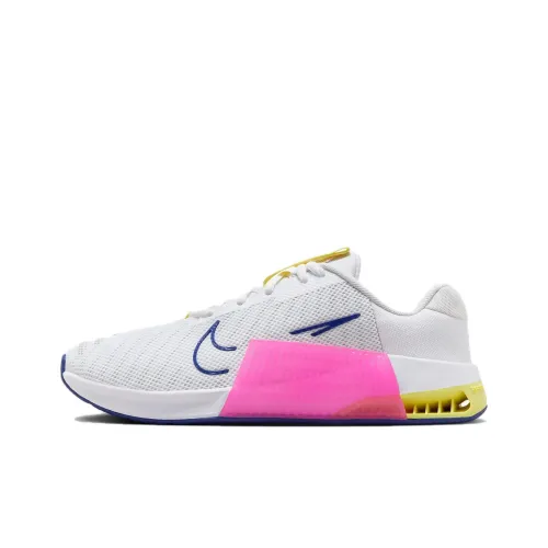 Nike Metcon 9 Амортизаторы Slip-резистентные Низкие Кроссовки для тренировок Женские Белые Красные