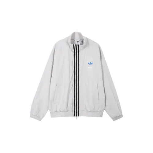Adidas Originals Clover Series Outfit Куртки и Пальто Мужской Твердый Светло-Серый