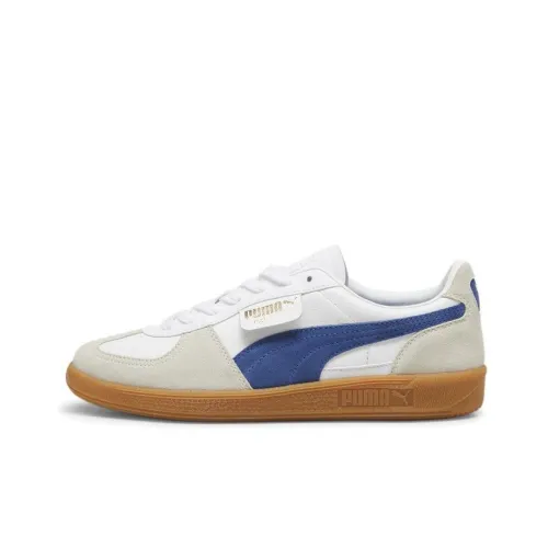 PUMA Palermo Low Топ Скейтборд Кроссовки Унисекс Белый Бежевый Синий