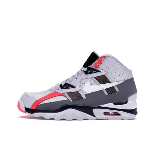 Nike Air Trainer SC Амортизация и Дышащий MID Топ Повседневная Обувь Унисекс Белый Серый