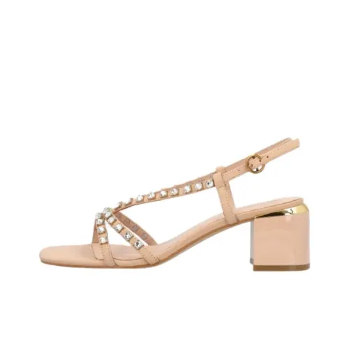 PINKO One Ремешок Сандалии 6 см Женские Бежевый Коричневый