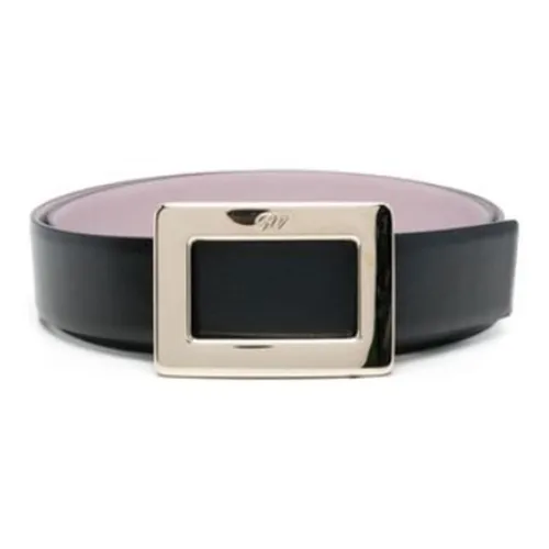 Roger Vivier Детализированное украшение Smooth Clasp Кожаные ремни Женские Черный