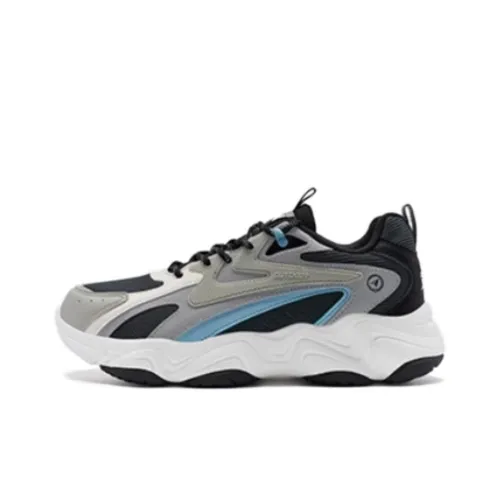 XTEP Lanying 2,0 Slip Resistant Low Top Casual Men's White Gray Black XTEP Lanying 2,0 Slip Резистентный Низкий Топ Повседневный Мужской Белый Серый Черный