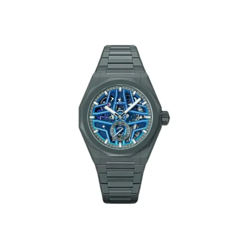 Зенит Автоматический Механический Часы Мужские из Коллекции DEFY, 41 мм, Скелет