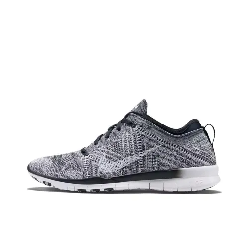Nike Free TR Slip-Resistant и Breathable Low-Top Беговые кроссовки Женские Белые Черные