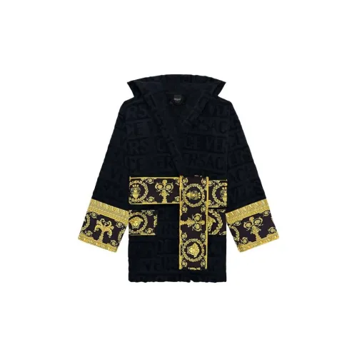 VERSACE Хлопальные халаты Женские Черный
