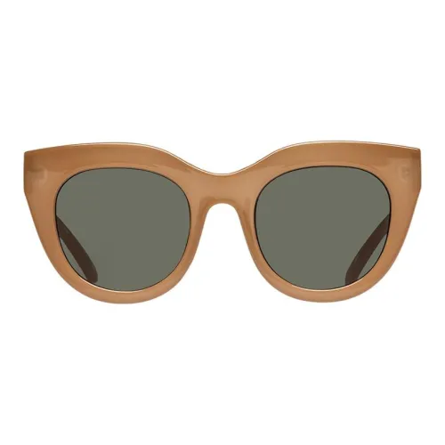 Le Specs Пластиковая оправа Кошачий глаз Солнцезащитные очки Женские Многоцветный