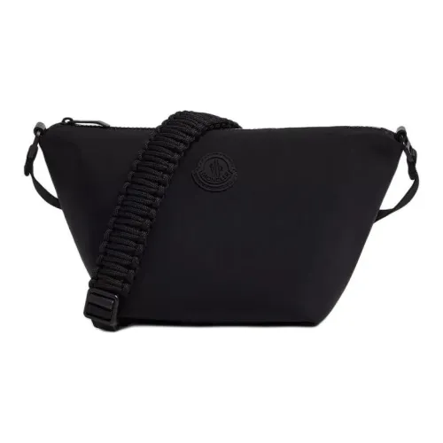MONCLER Водонепроницаемая Мягкая Оболочка Сумка Сумка через плечо Сумка через плечо Женская Черная