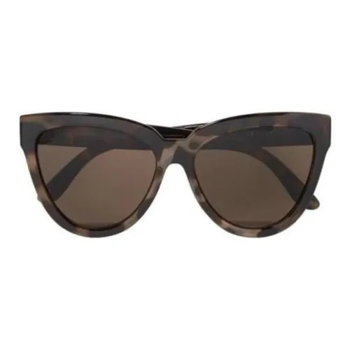 Le Specs Пластиковая оправа Кошачий глаз Солнцезащитные очки Женские Черепаховый