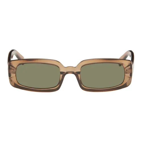 Le Specs Полимер Прямоугольные Солнцезащитные очки Женские Умбра