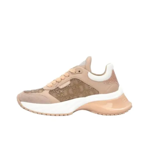 PINKO Love Birds series Низкий топ Casual Женский Бежевый Коричневый