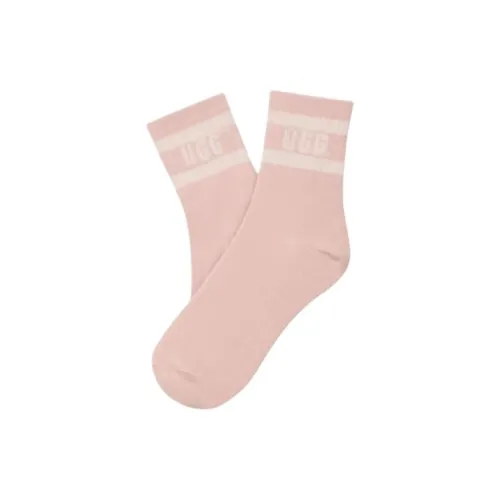 UGG Розовые Женские Носки MID до икры