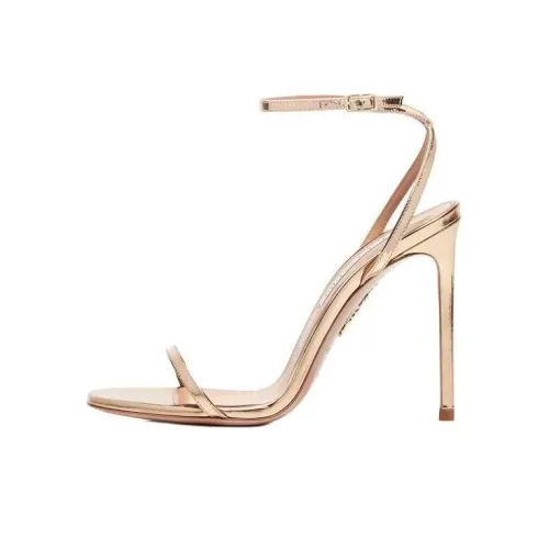 AQUAZZURA one Ремень Сандалии Золотой Женские