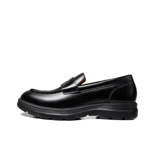 Zuti Мужские повседневные туфли Low Top Черные ZA011 Мужские
