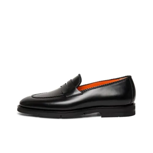 Santoni Лоферы Мужские Черные