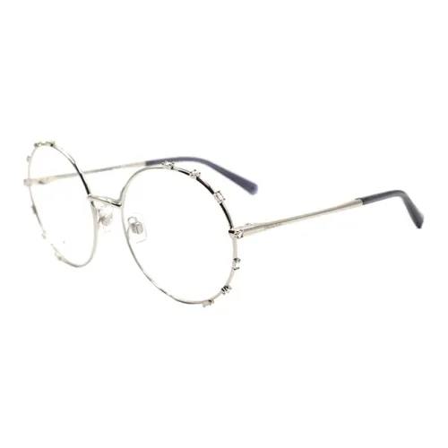 Swarovski Alloy Round Eyeglass Frames Women's