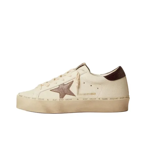 Golden Goose Hi Star Low Топ Скейтборд Кроссовки Женские Бежевые