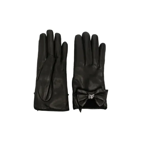 PHILIPP PLEIN Телячья кожа, кашемир, Stud, перчатки, женские