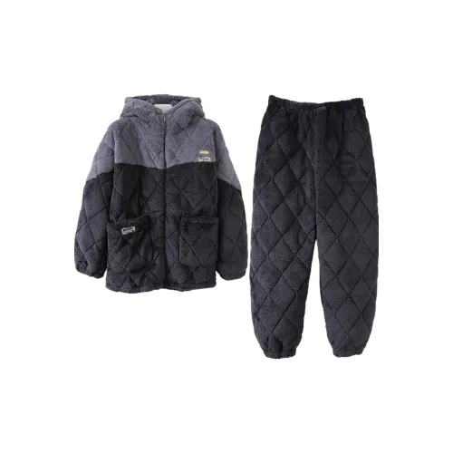 WOLFSFUL JM6108 Мужской Серый Мужской Пижамные комплекты