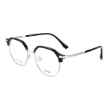 Универсальный черный | Серебряный-C05 & Защита от синего света 0 диоптрий, линзы без рецепта