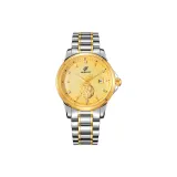 HBR8809-Розовый корпус, фиолетовый циферблат, белая сталь, полоска.