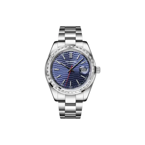 HANBORO Механические Мужские часы 40mm*40mm*10mm Синий