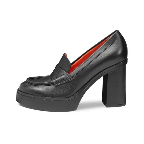 Santoni Лоферы 7,5 см Женские Черные